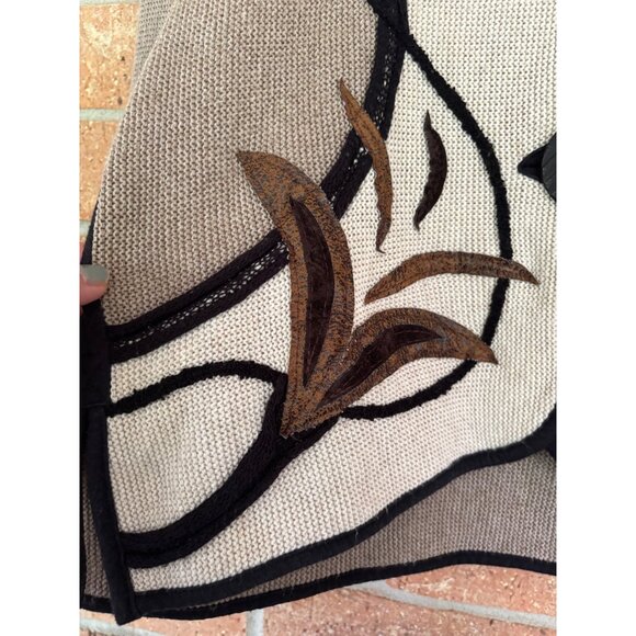 Vintage Tivoli Of Ireland Knit Jacket Embroidered Details Button Front - Picture 9 of 14